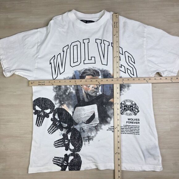 Darc Sport Marvel The Punisher Prepare Premium Oversized Shirt Men's Size Medium - Picture 5 of 6